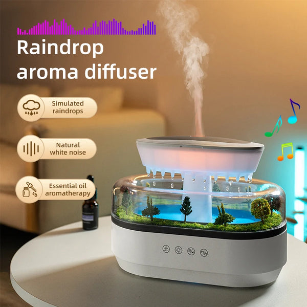 Virlano Raindrop Aroma Humidifier – Light, Mist & Diffuser