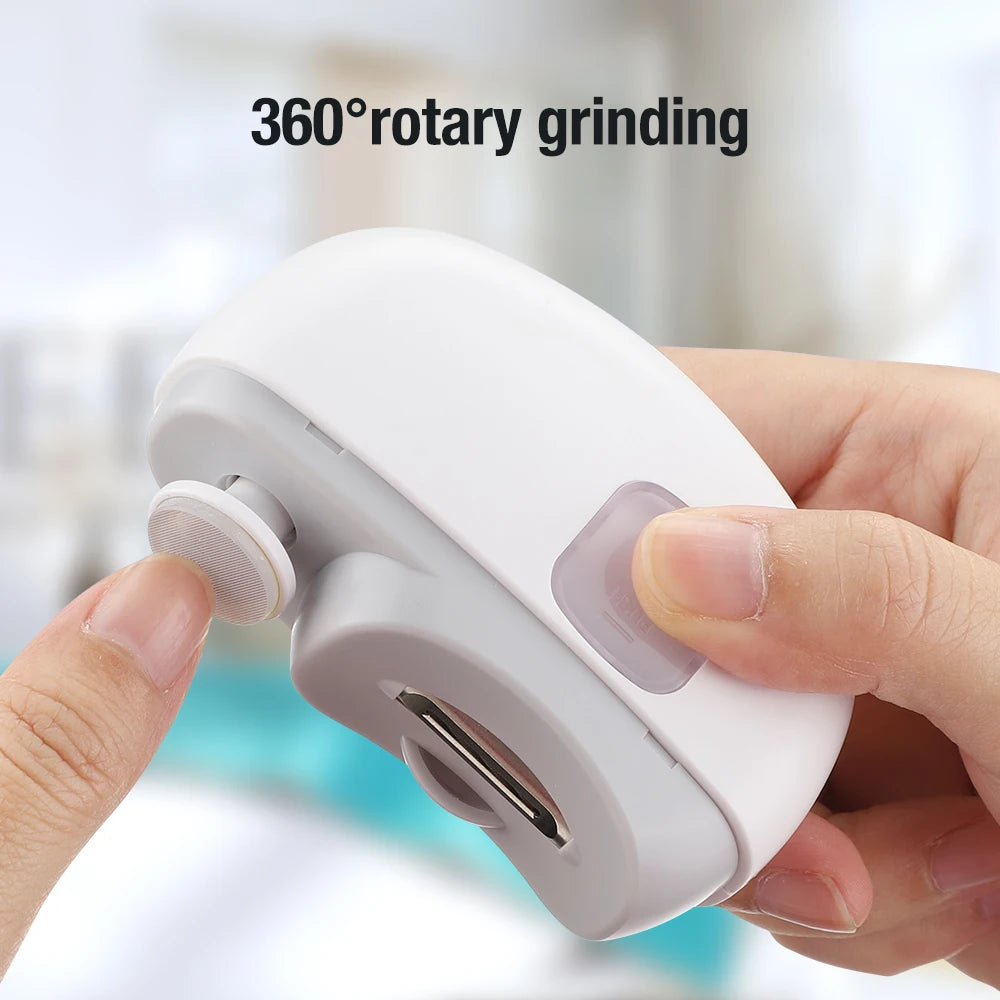 Electric Nail Clipper & Nail Polisher | Automatic Rechargeable Nail Trimmer