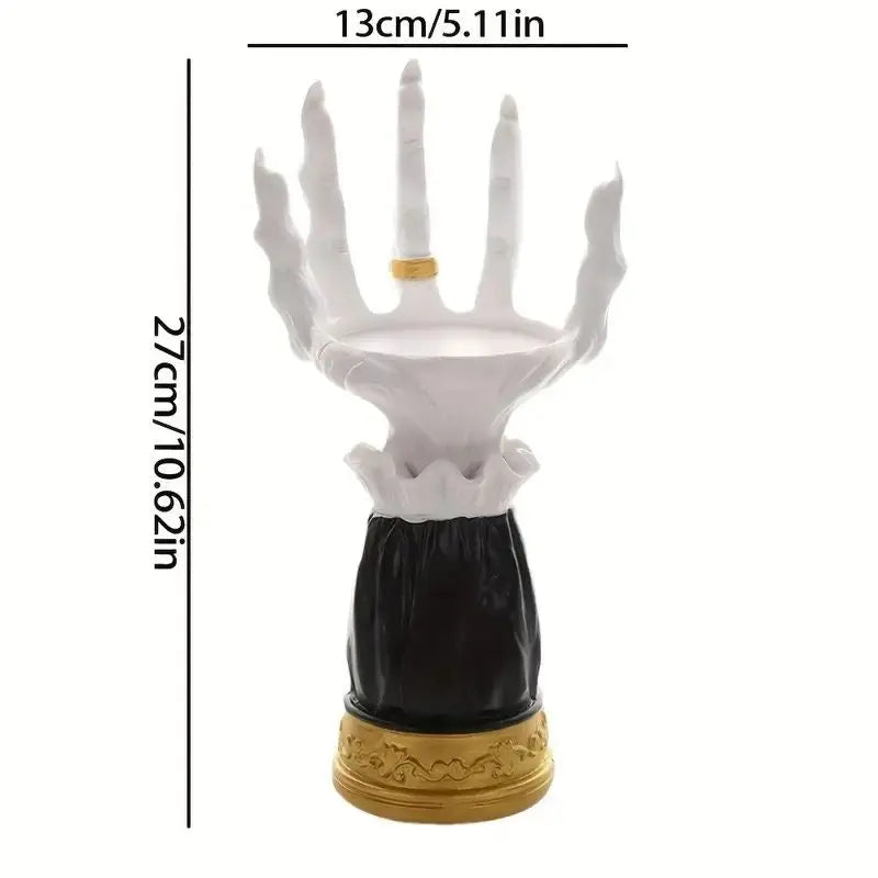 Salem Witch Hand Candle Holder
