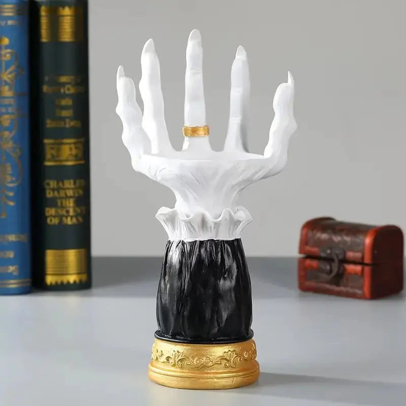 Salem Witch Hand Candle Holder