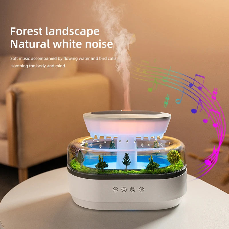 Virlano Raindrop Aroma Humidifier – Light, Mist & Diffuser