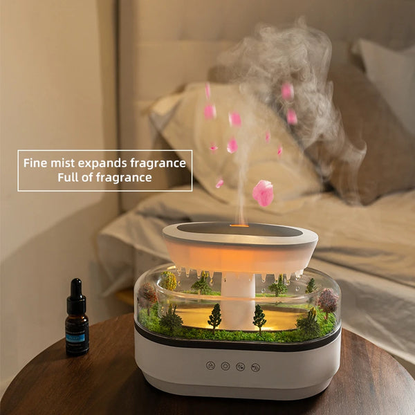 Virlano Raindrop Aroma Humidifier – Light, Mist & Diffuser