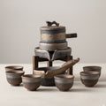 Taojin Gilded Iron Glaze Ceramic Tea Set