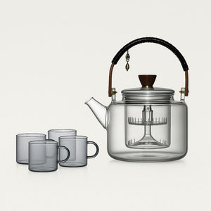 Yuyue Glass Teapot Tea Set