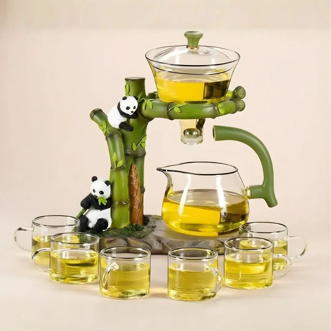 Panda Bamboo Kung Fu Lazy Tea Set
