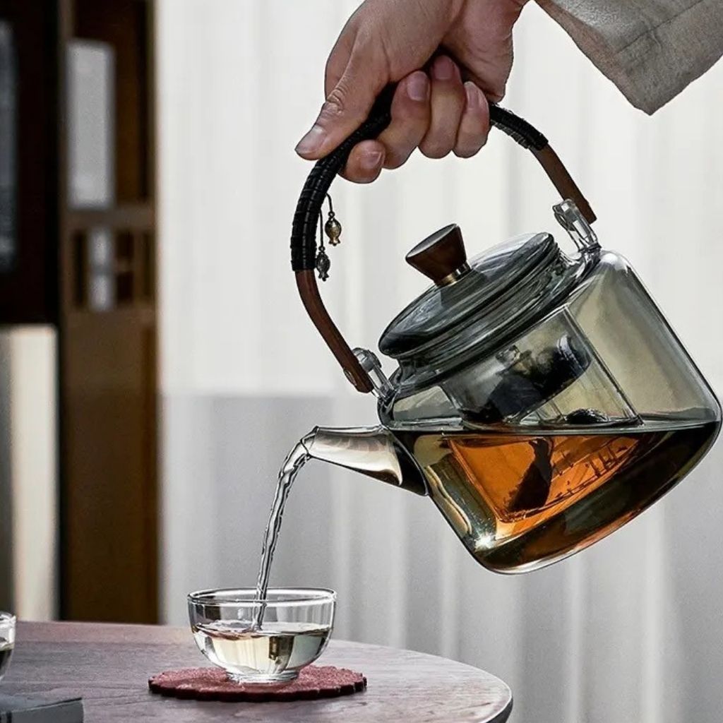 Yuyue Glass Teapot Tea Set