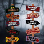 Maya Halloween Haunted Sign Set