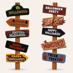 Maya Halloween Haunted Sign Set