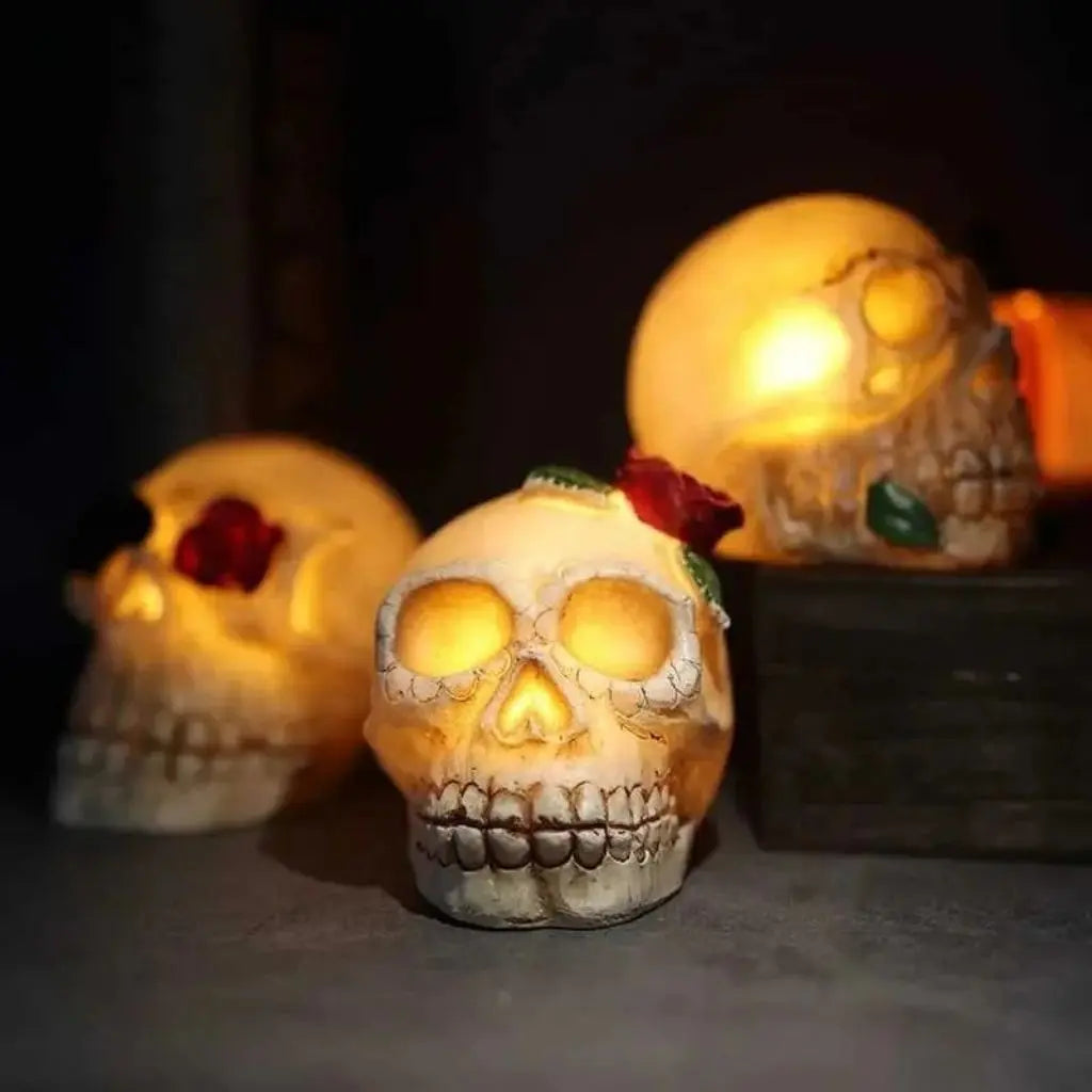 Phantom Glow Halloween Skull LED Lamp