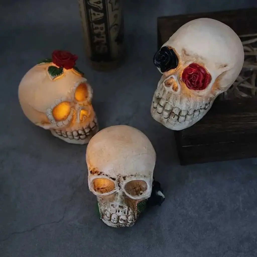 Phantom Glow Halloween Skull LED Lamp