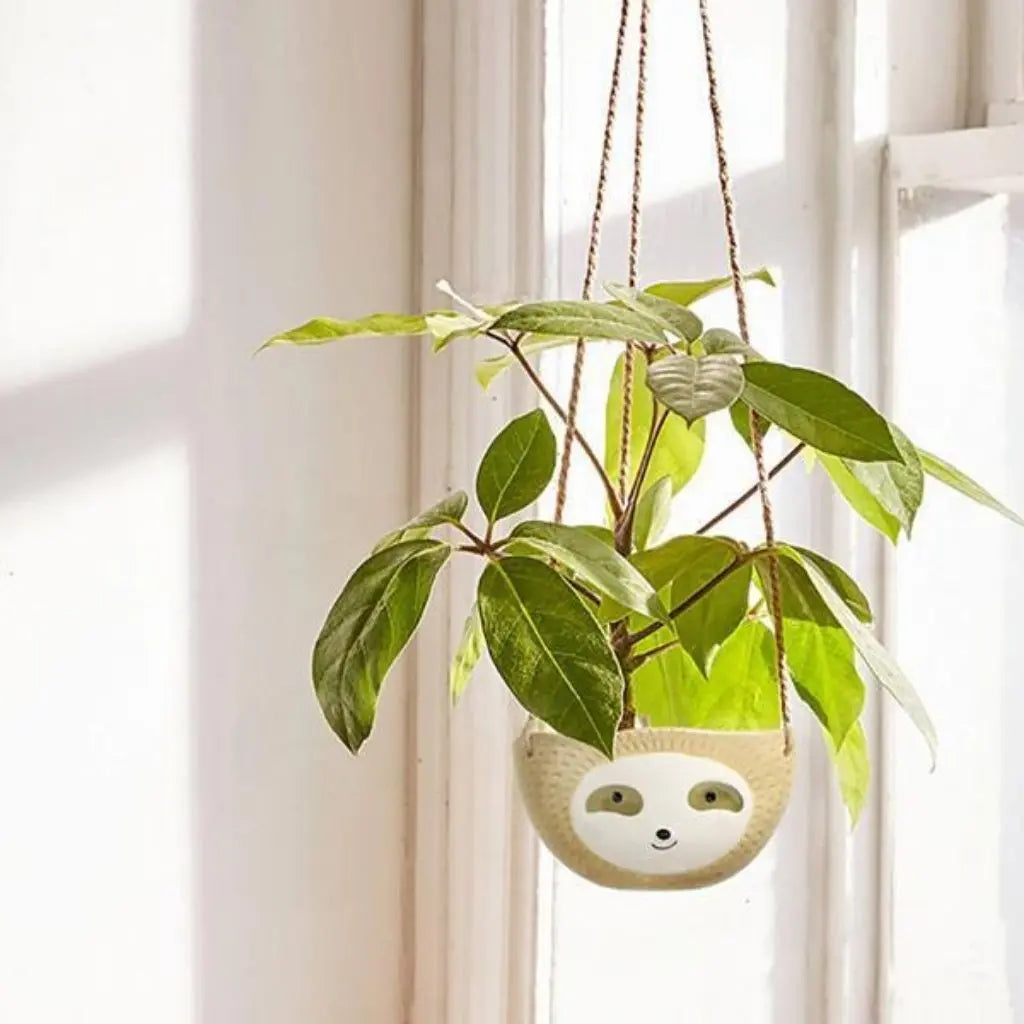 Sloth Hanging Planter Pot