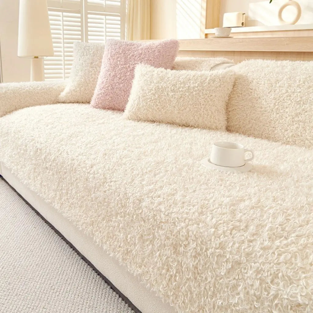 Lillian Polar Fleece Thick Winter Sofa Covers