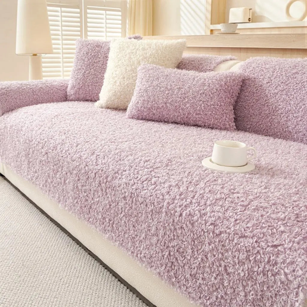 Lillian Polar Fleece Thick Winter Sofa Covers