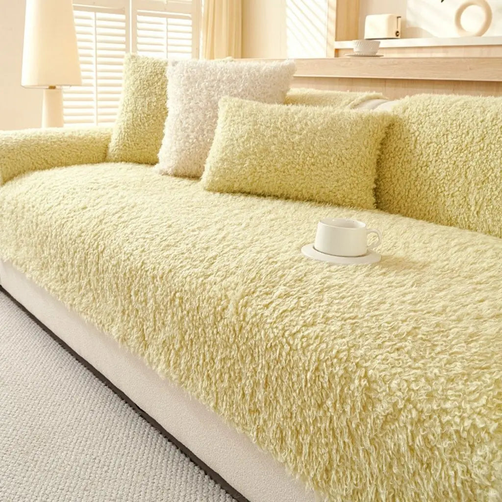 Lillian Polar Fleece Thick Winter Sofa Covers