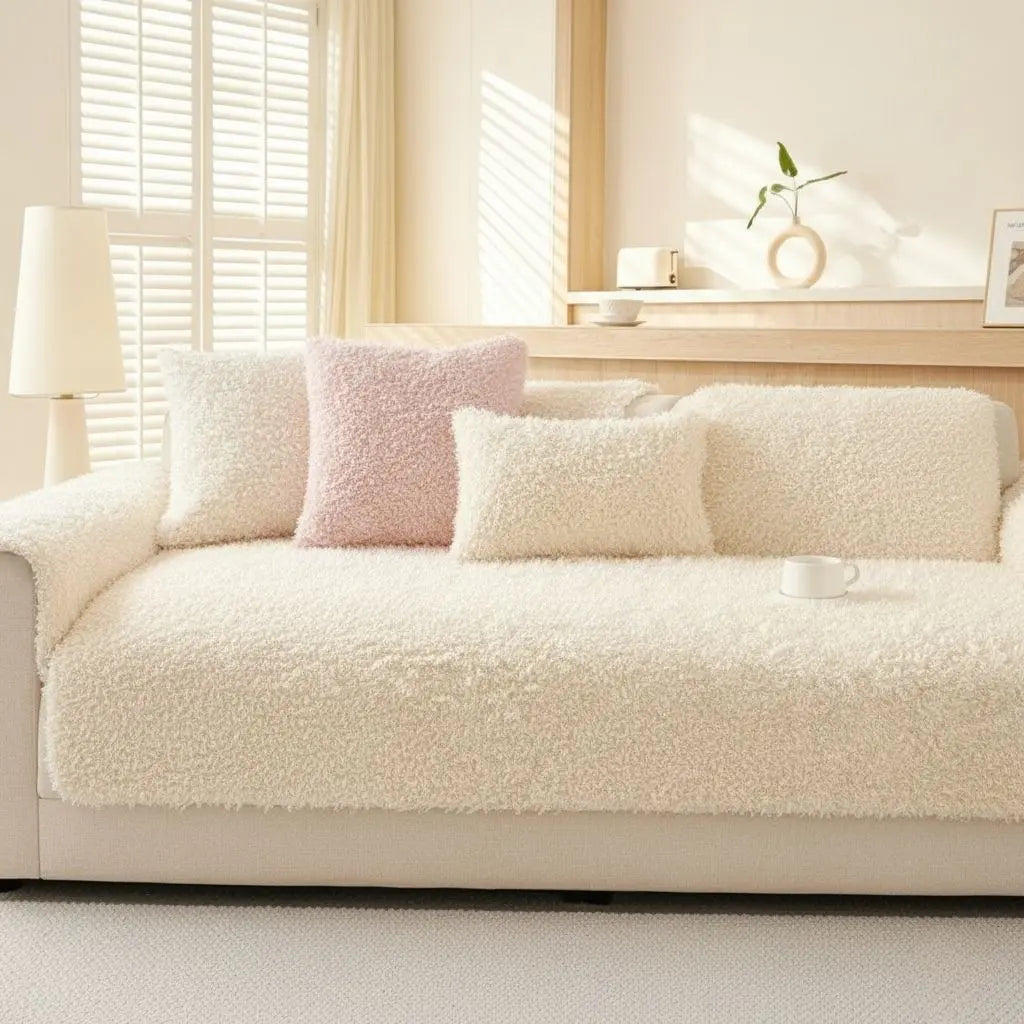 Lillian Polar Fleece Thick Winter Sofa Covers