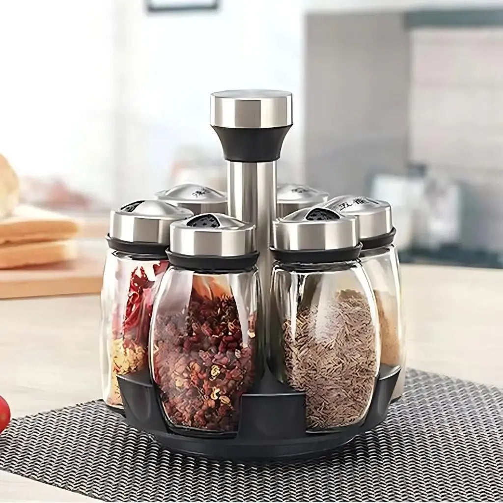 Marissa Rotating Spice Jar Set