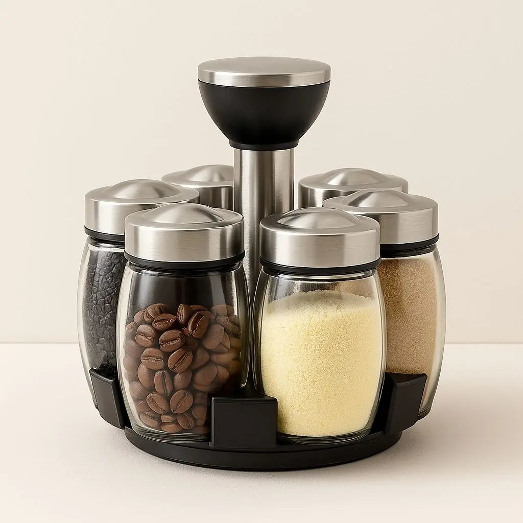 Marissa Rotating Spice Jar Set