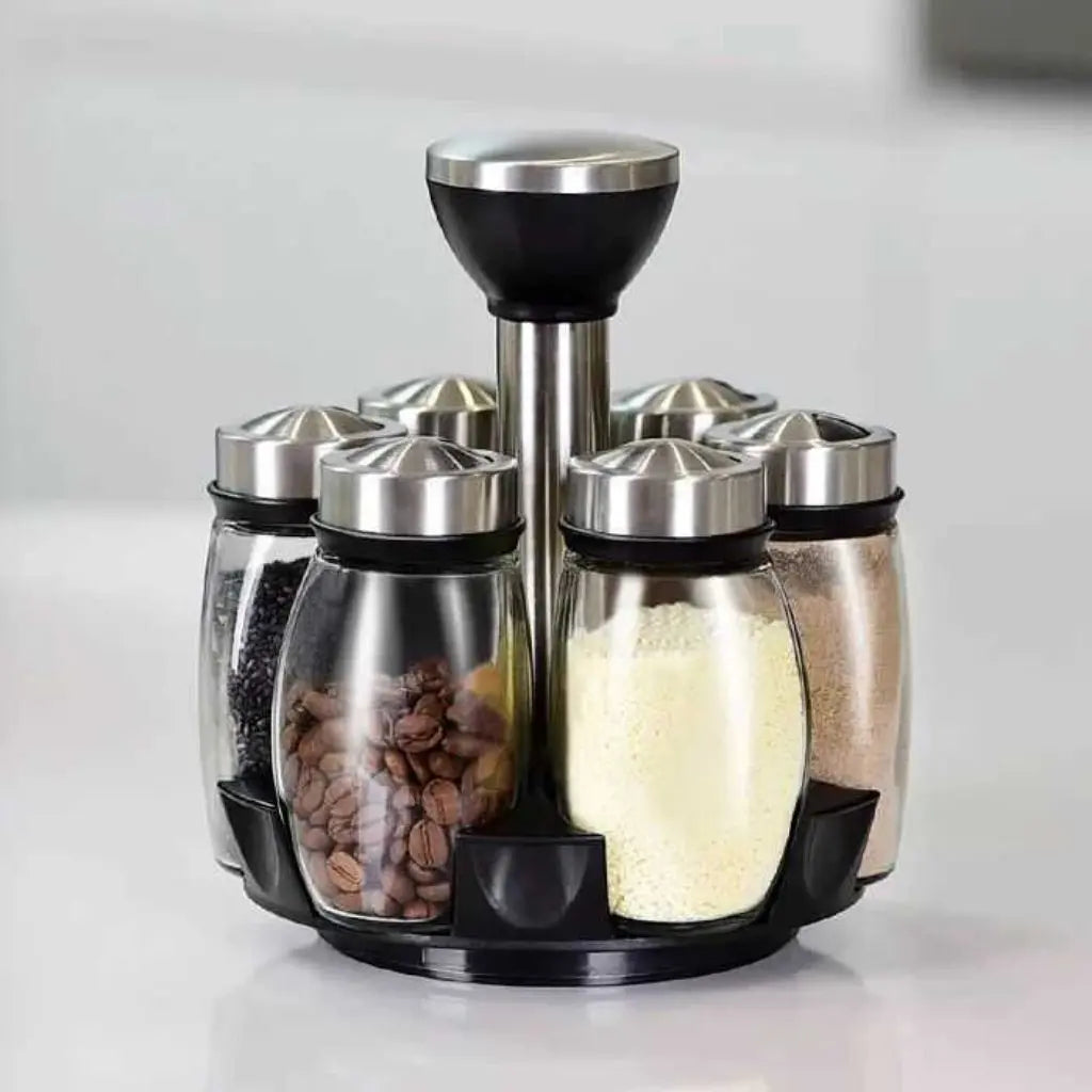 Marissa Rotating Spice Jar Set