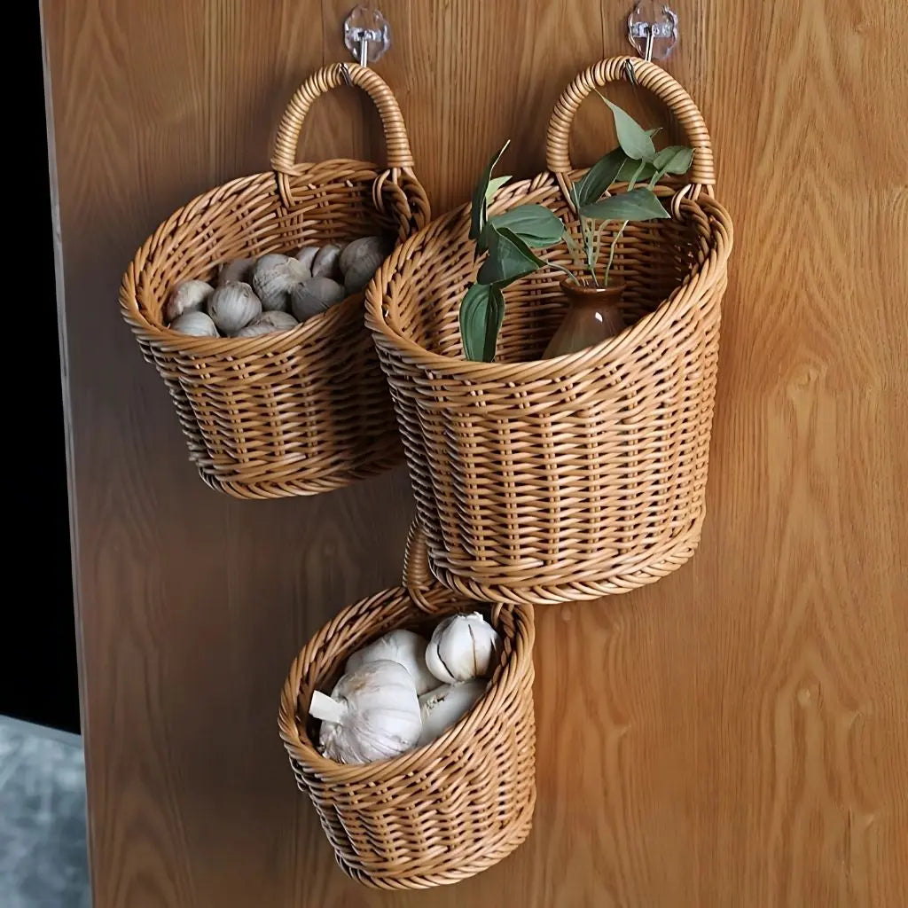 Elena Wicker Storage Basket