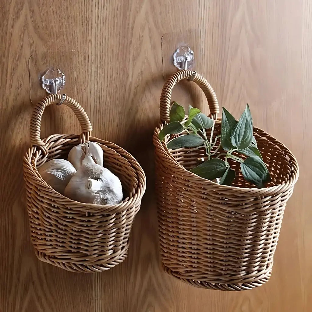 Elena Wicker Storage Basket