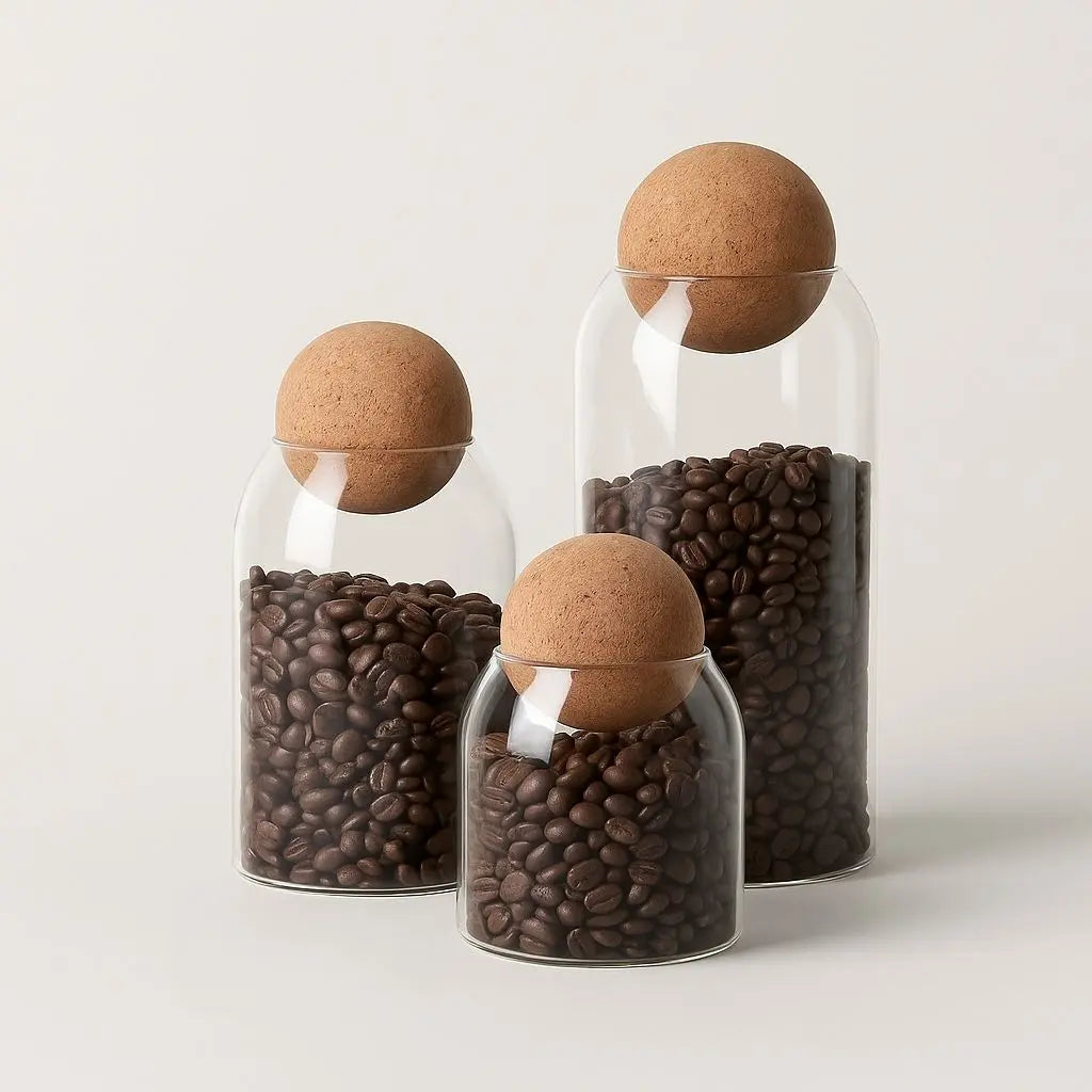 Milo Glass Storage Jar Set