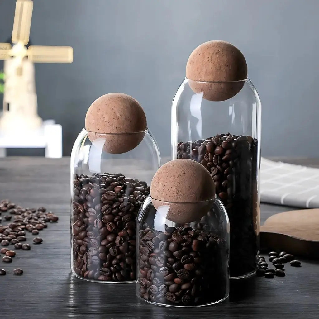 Milo Glass Storage Jar Set