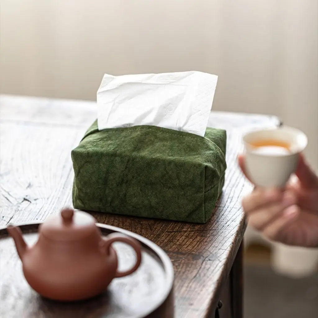 Suede Tissue Cover