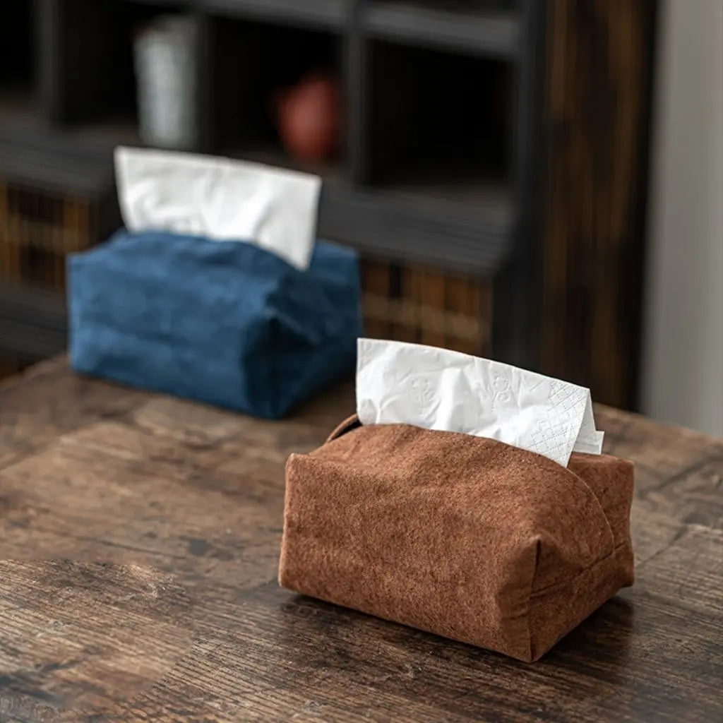 Suede Tissue Cover