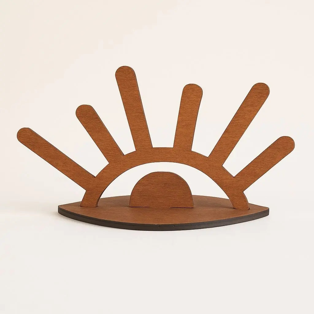 Sunburst Wooden Ring Holder