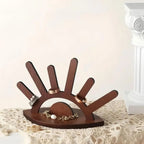 Sunburst Wooden Ring Holder