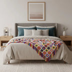 Forest Tassel Boho Hand-Crochet Throw