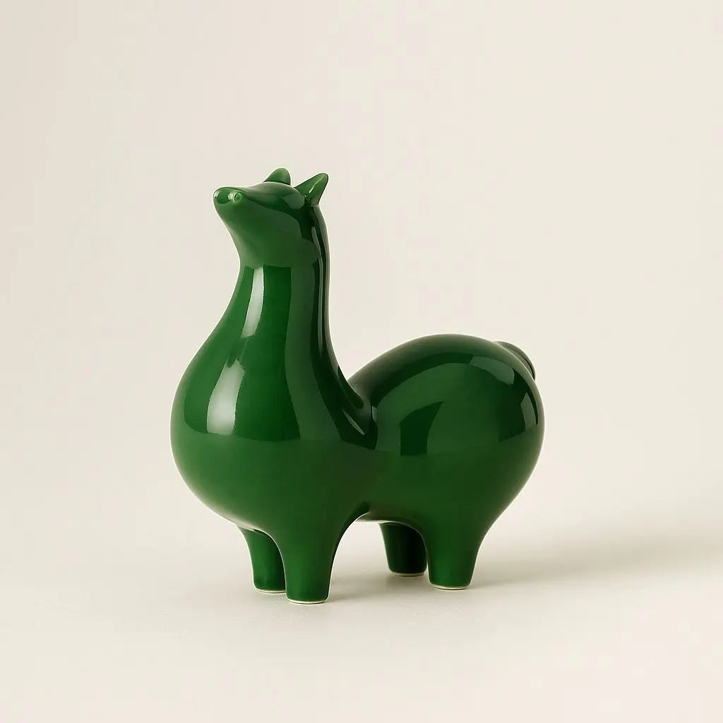 Clara Tangma Horse – Celadon Ceramic Good Fortune Figurine