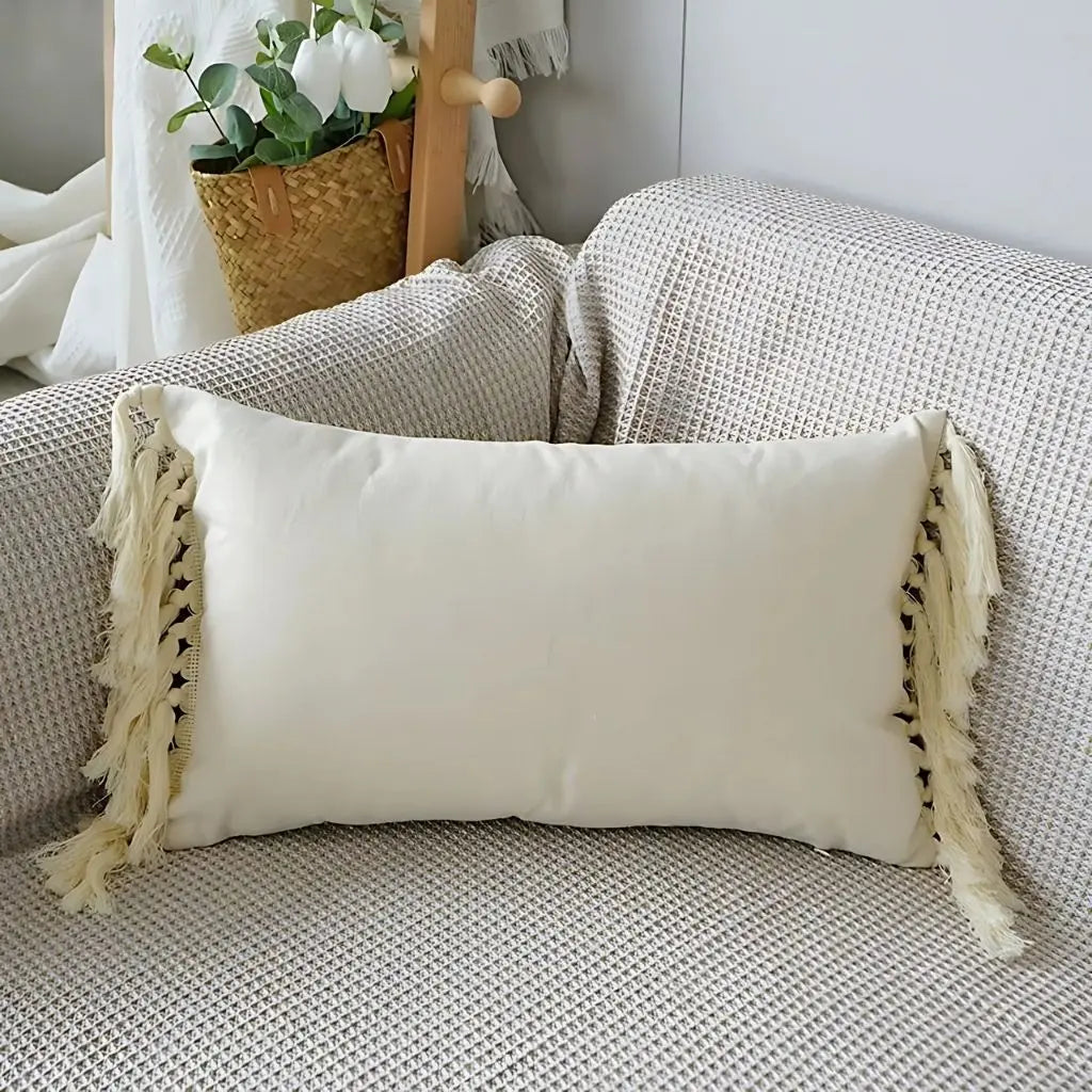 Boho Tufted Tassel Pillowcase Collection