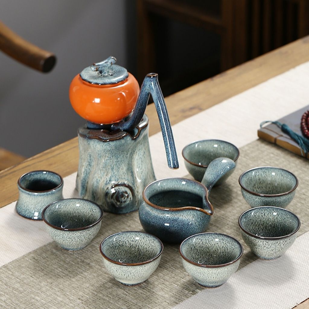 Mingrui Persimmon Ruyi Automatic Tea Set