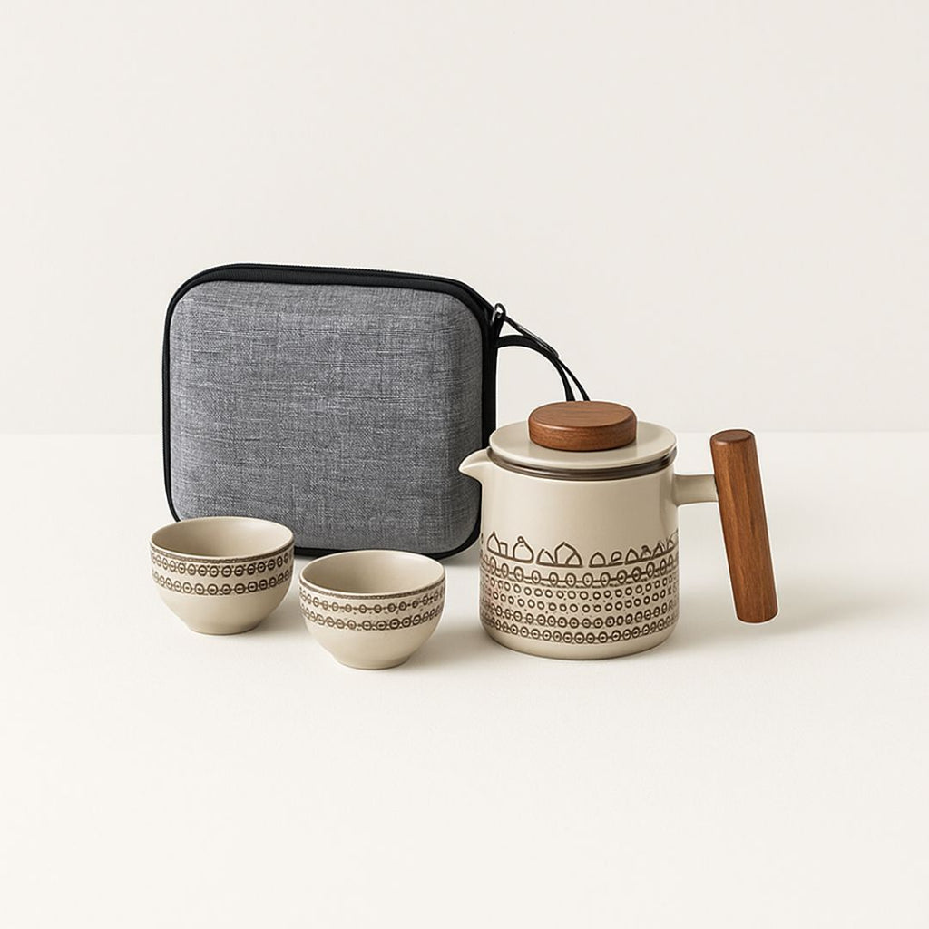 Kael Traditional Travel Tea Set