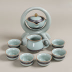 Ruyao Retro Porcelain Kung Fu Tea Set