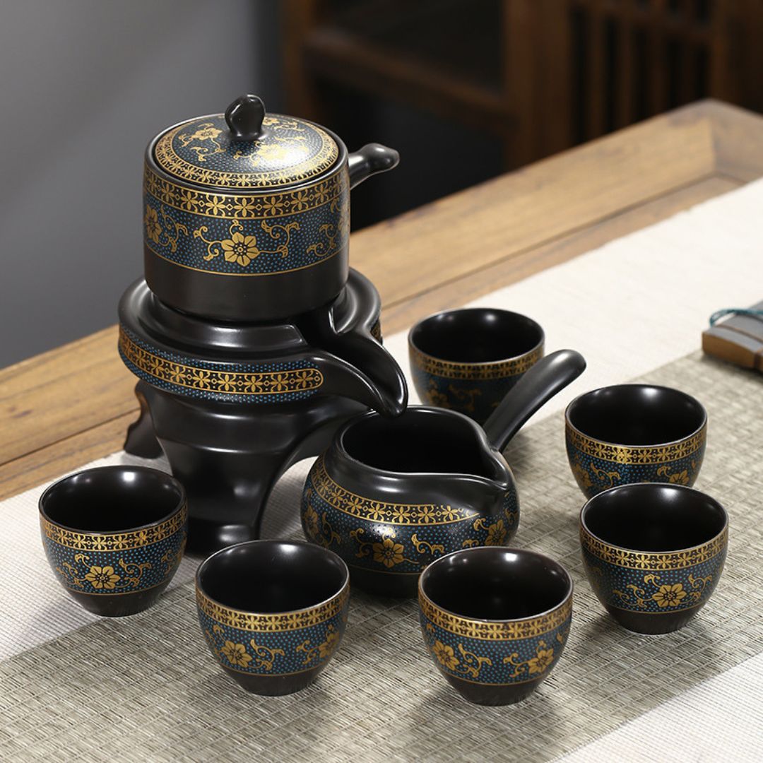 Imperial Glaze Ceramic Kungfu Tea Set