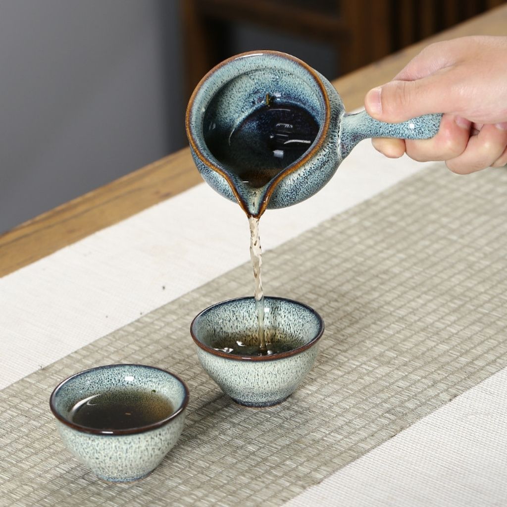 Mingrui Persimmon Ruyi Automatic Tea Set