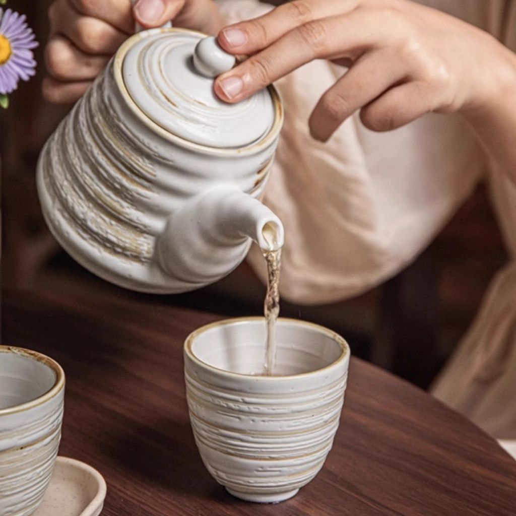 Soren Nordic Handcrafted Ceramic Tea Set