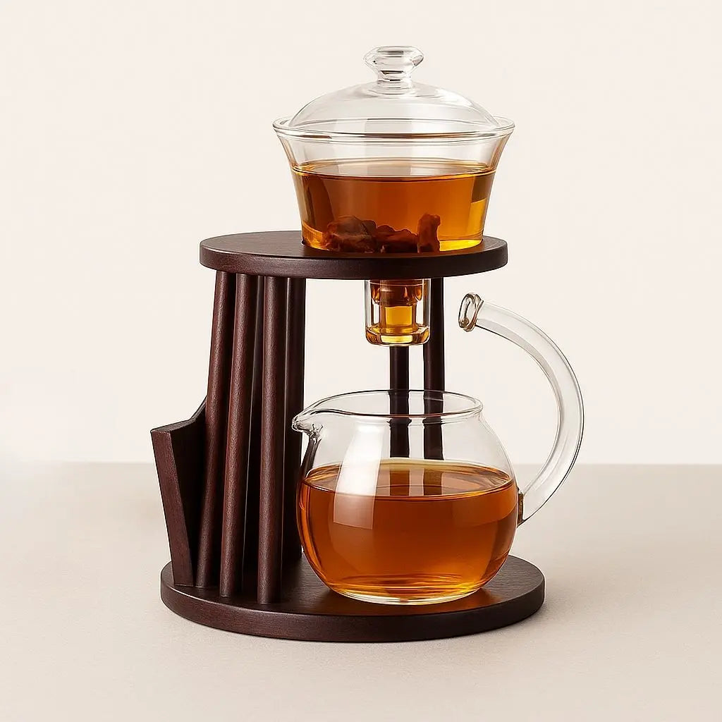 Magnetic Kung Fu Tea Brewing Set with Glass Cups