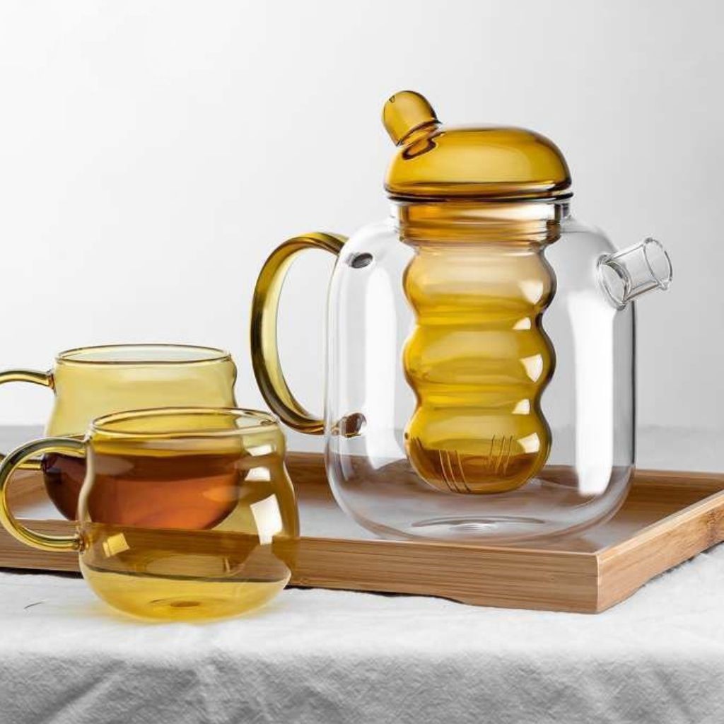Inara Heat-Resistant Glass Teapot