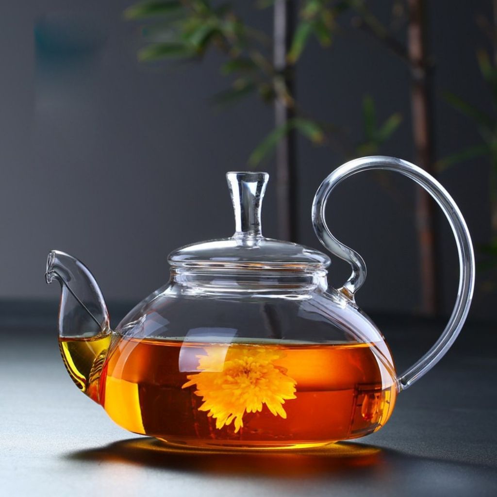 Aruba Heat-Resistant Glass Teapot