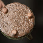 Yixing Japanese Moss Glaze Stoneware Teapot