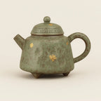 Yixing Japanese Moss Glaze Stoneware Teapot