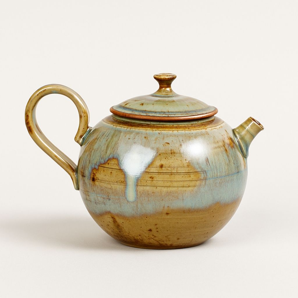 Jingdezhen Handmade Unique Glazed Finish Ceramic Teapot