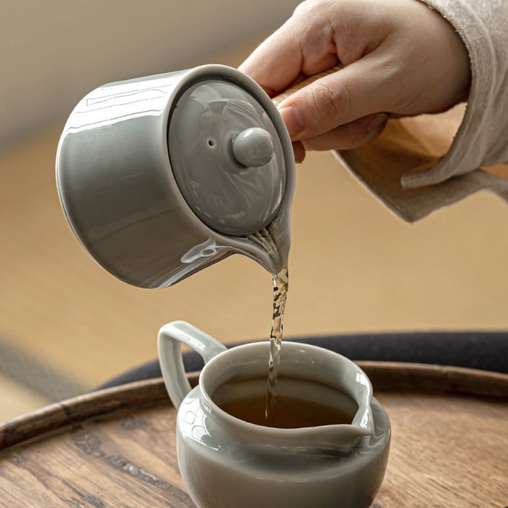 Elias Porcelain Minimalist Teapot