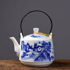 Eliana Kaolin Ceramic Teapot With Strainer