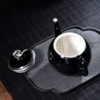 Xiangyun Black Ceramic Teapot