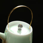 Azure Celadon Ceramic Teapot