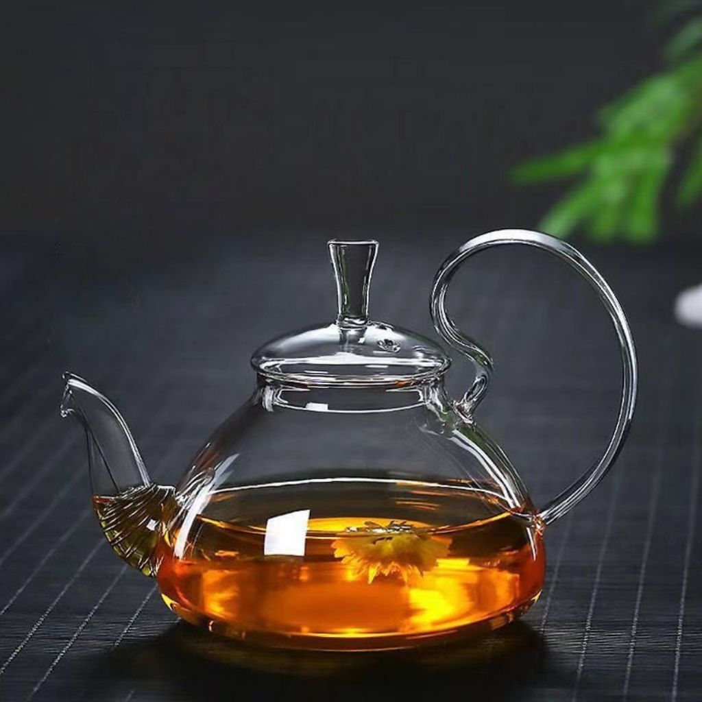 Aruba Heat-Resistant Glass Teapot